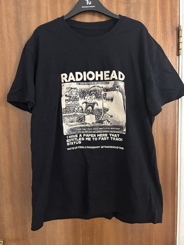 Radiohead black graphic - radiohead,
