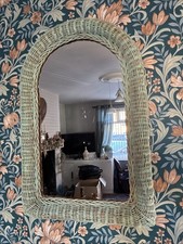 Vintage Sage Green Wicker