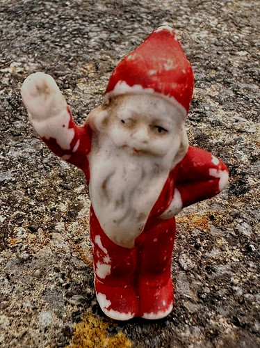 Rare antique bisque christmas - rare,