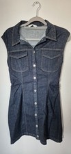 Zara Denim Mini Button Up