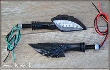 X2 Pair Of Black Skeleton Arm