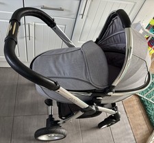 Double OR Two Single Platinum Egg Prams With Everything You Need