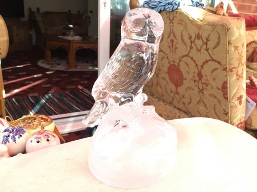 Cristal arques glass owl - d'arques,