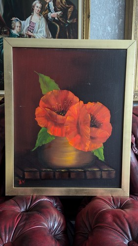 Charming poppy flowers oil - poppy,