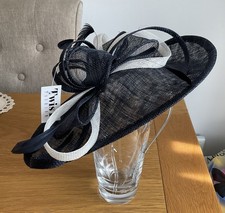 Navy headband fascinator