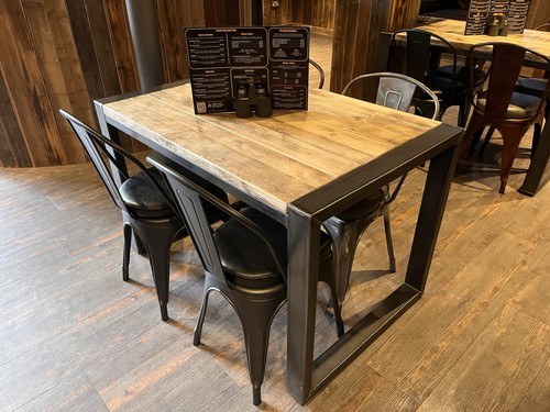 Dining table rustic raw - table, (rustic,