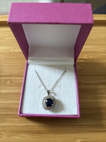 Blue sapphire cubic zirconia - sapphire,