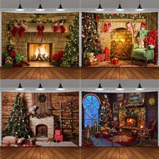 3D Xmas Tree Backdrop