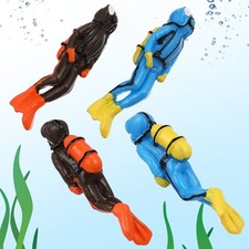 4 Pcs Fish Tank Diver Ornament