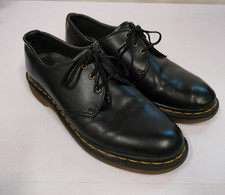 Doc Martens Oxford Vegan Black Lace Up Shoes Size UK 7