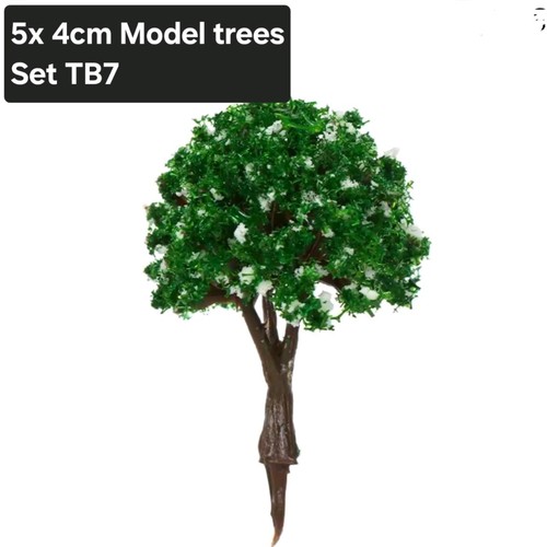4cm model trees set - 4cm,