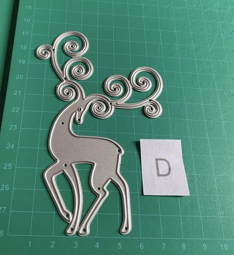 Reindeer metal die cutter - reindeer,