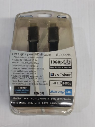 Labgear flat hdmi cable - labgear,