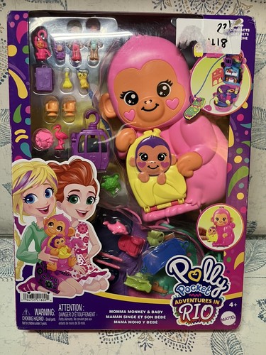 Polly pocket momma monkey - polly,