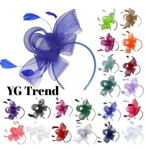 Women feather looped headband - looped,