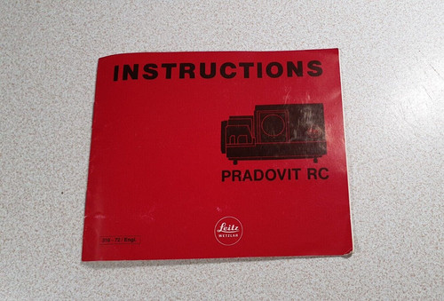 Leitz wetzlar pradovit - leitz,