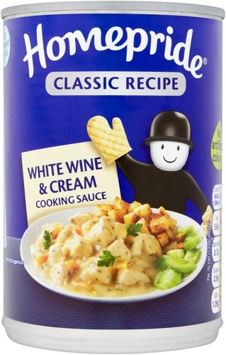 Homepride white wine cream - white,