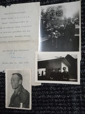 original german ww2 Bundle Luftwaffe Photo 25 Years Service , Goring.document