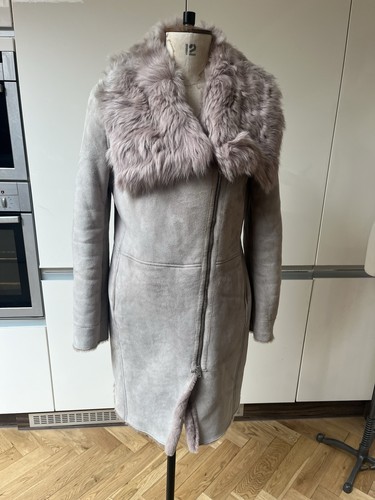 Sheepskin suede coat - suede,