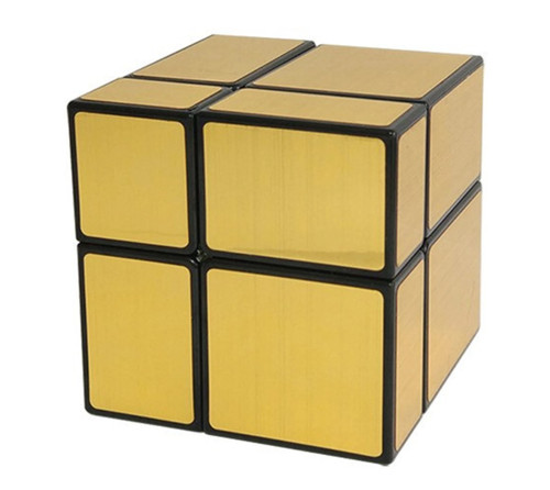 Qiyi 2x2 gold mirror cube - qiyi,