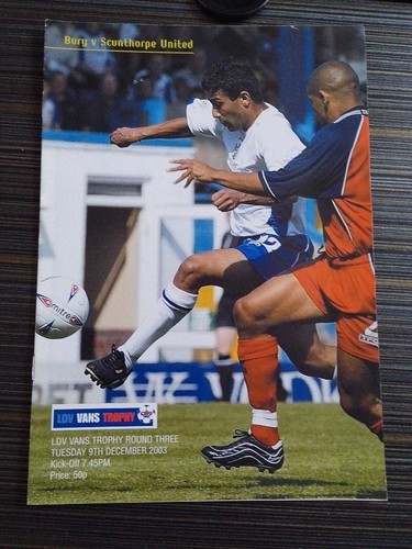 Bury scunthorpe united - scunthorpe,