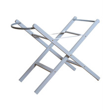 White Folding Moses Basket