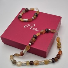 Pia Sterling Silver And Orange