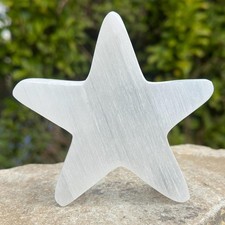Selenite star genuine - -,