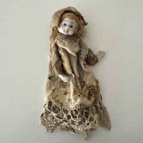 Antique doll with handmade - doll,