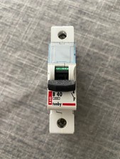 TENBY LEGRAND 40A SP MCB, CIRCUIT BREAKER 6KA EXCELLENT USED CONDITION