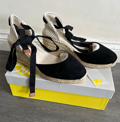 Boden womens black suede - boden,