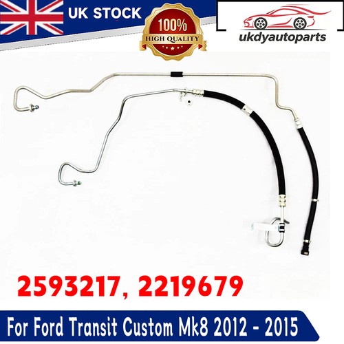Power steering hoses pipes - 2x,