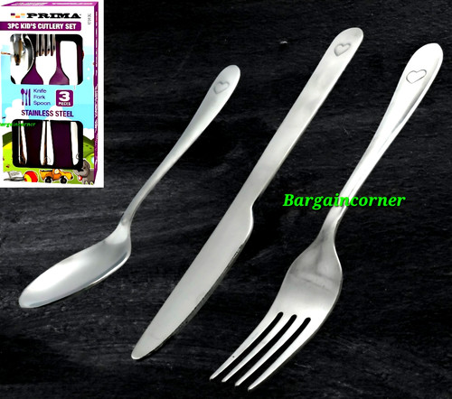 Kids cutlery set stainless - cutlery,