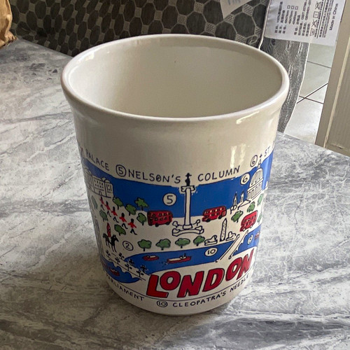 London souvenir white - white, ceramic