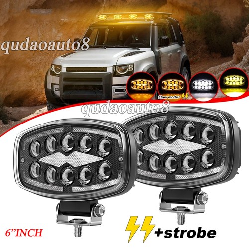 2pcs led work - 6",