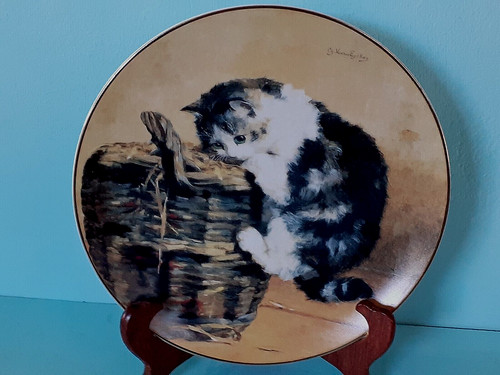 Curious kitty victorian cat - victorian,