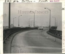 1968 Press Photo View of the ramp at Greater Mississippi River Bridge