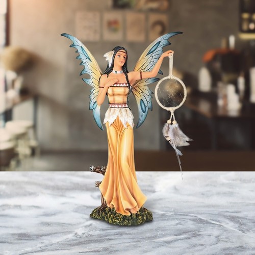 Native american fairy holding - american,
