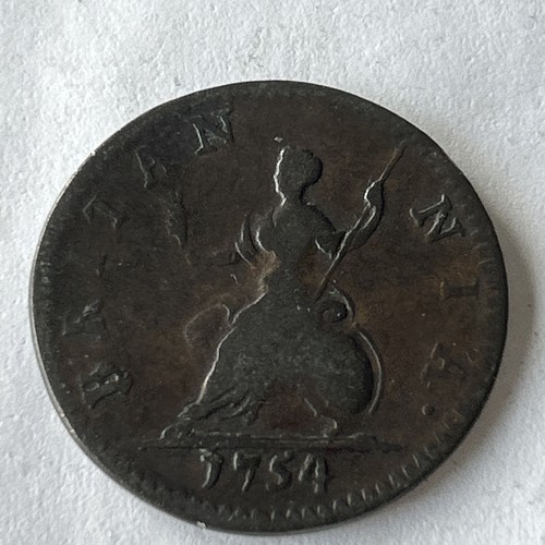 1754 george farthing - george, ii