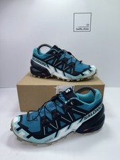 Salomon Speedcross 6 W Trail Trainers Shoes - Blue - Size UK 6 - NEW