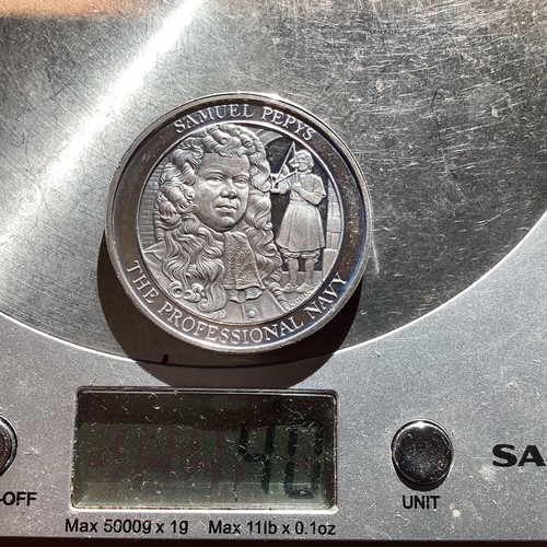 Solid silver coin 40gm samuel - silver,