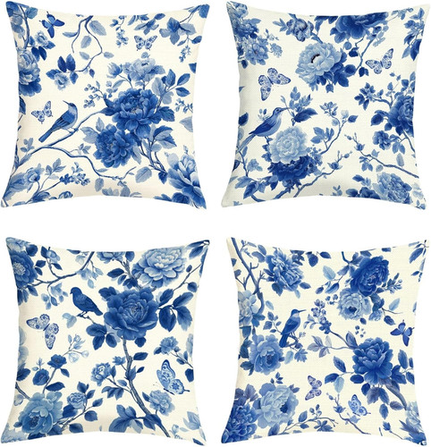 Blue and white - blue, porcelain