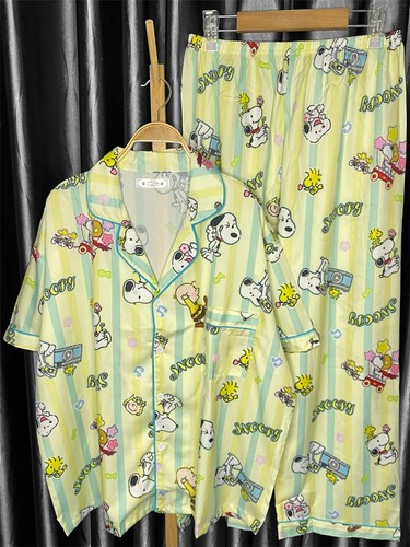 Snoopy green pajamas size - snoopy,