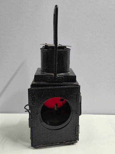 Vintage railway lantern lamp - lantern,