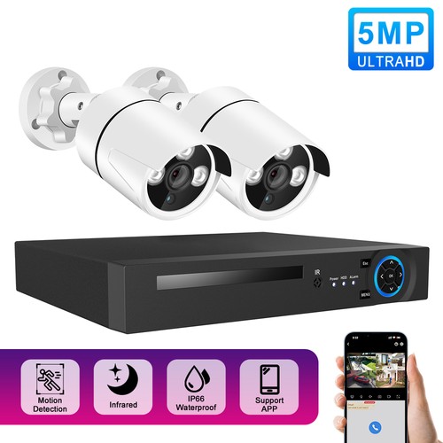 5mp cctv camera system kit - system, 4ch
