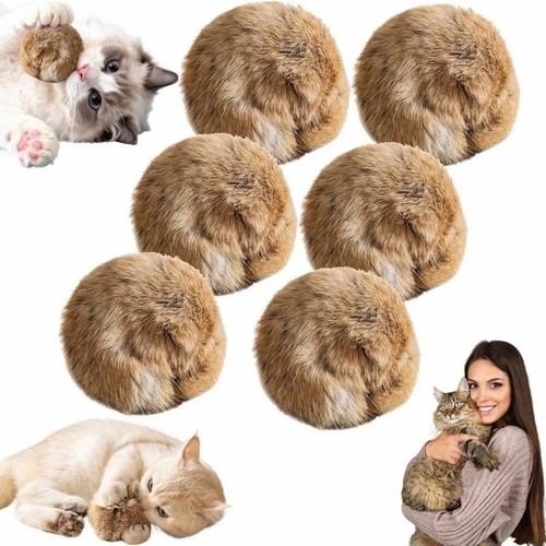 Solf rabbit fur - 6x, ball