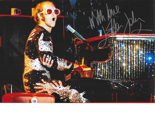 Elton john signed autographed - signed,