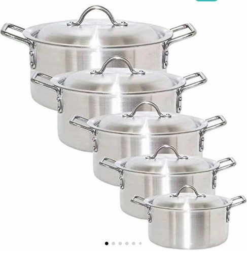 5pc 26cmaluminum casserole - , 18-26cmaluminum