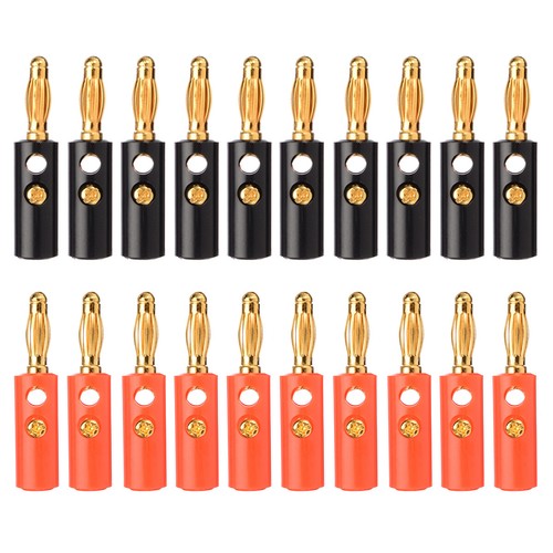 20pcs 4mm connector gold - 20pcs,