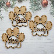 Baubles Personalised Dog Paw
